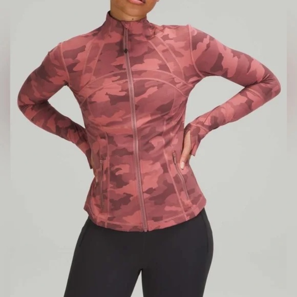 Lululemon Define Jacket Camp Brier Rose Multi Size 18